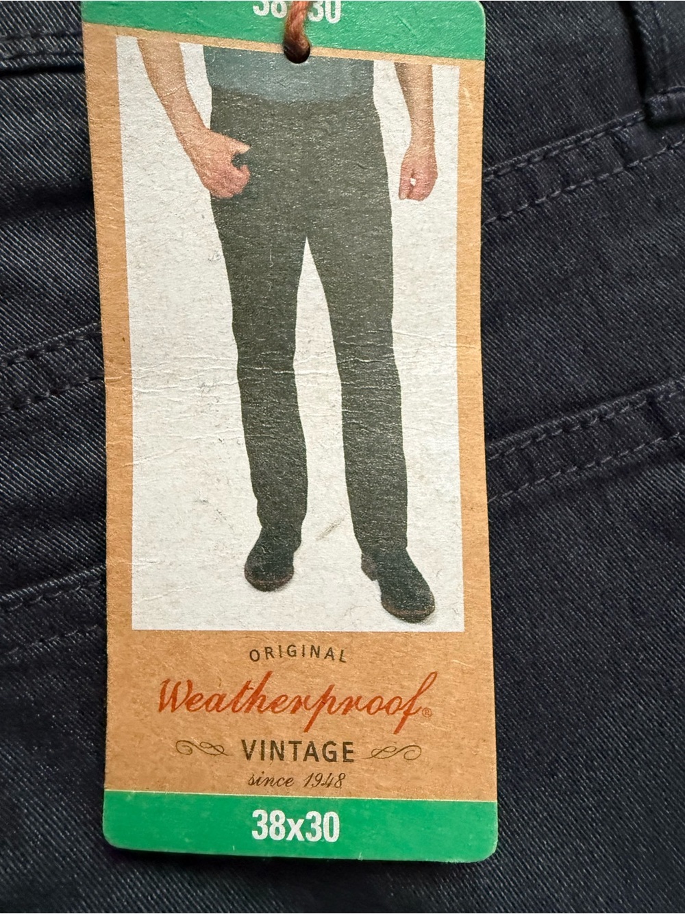 New with tags Weatherproof Men's dark gray Straight Jeans